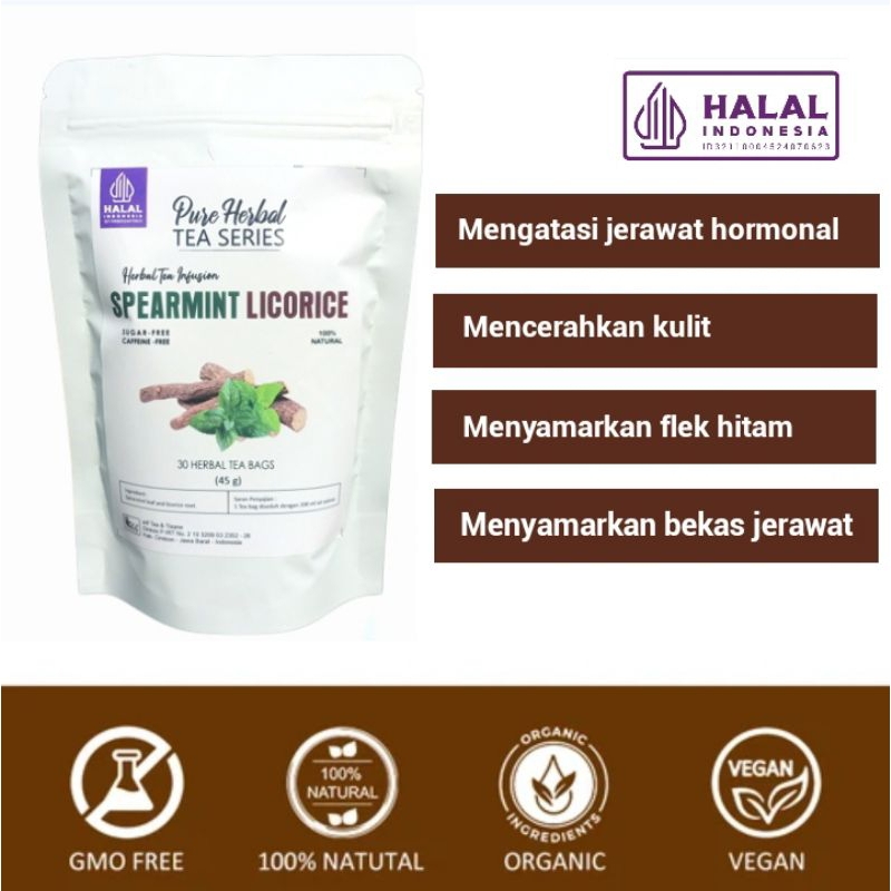 Jual ELIF TEA Spearmint Licorice Tea Teh Spearmint & Licorice Root