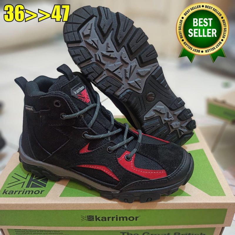 Jual Sepatu hiking karrimor waterproof sepatu gunung sepatu adventure ...