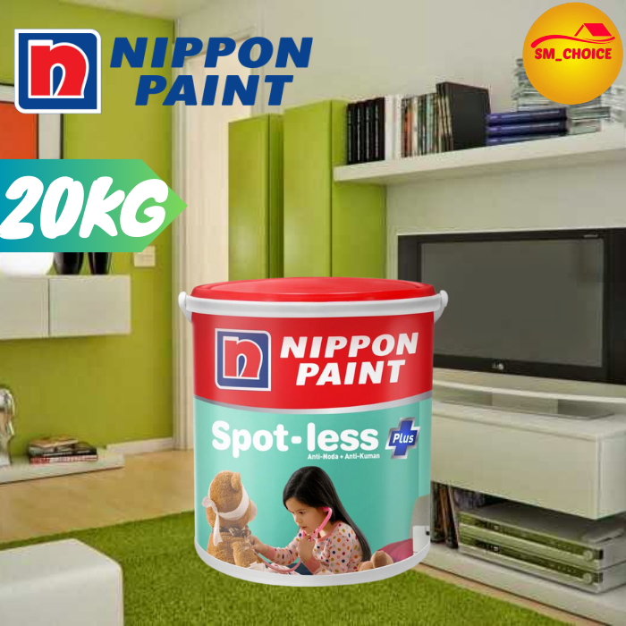 Jual NIPPON PAINT SPOTLESS PLUS 20 LT SPOT LESS PLUS CAT TEMBOK NIPPON