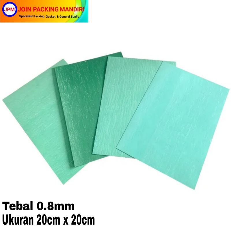 Jual Packing Api Gasket Non Asbestos Hijau Tebal 0.8mm x 20cm x 20cm ...