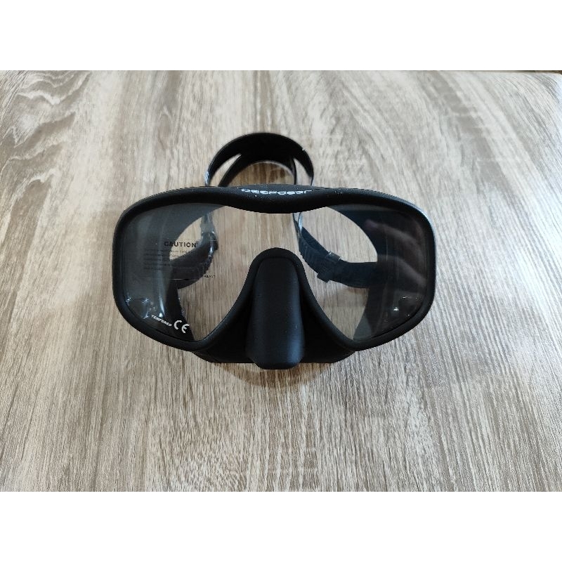 Jual DEEPGEAR Kacamata Selam Freediving Low Volume Masker Freedive Mask ...