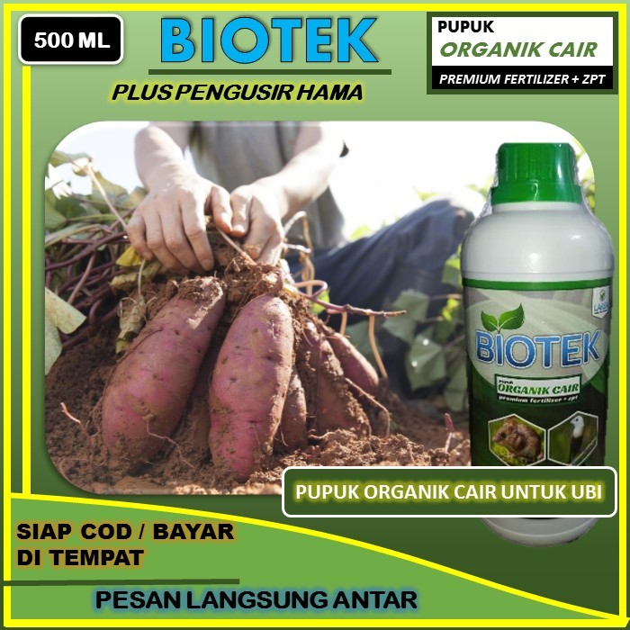 Jual Pupuk Paling Bagus Tanaman Ubi Poc Zpt Biotek Ml Pupuk