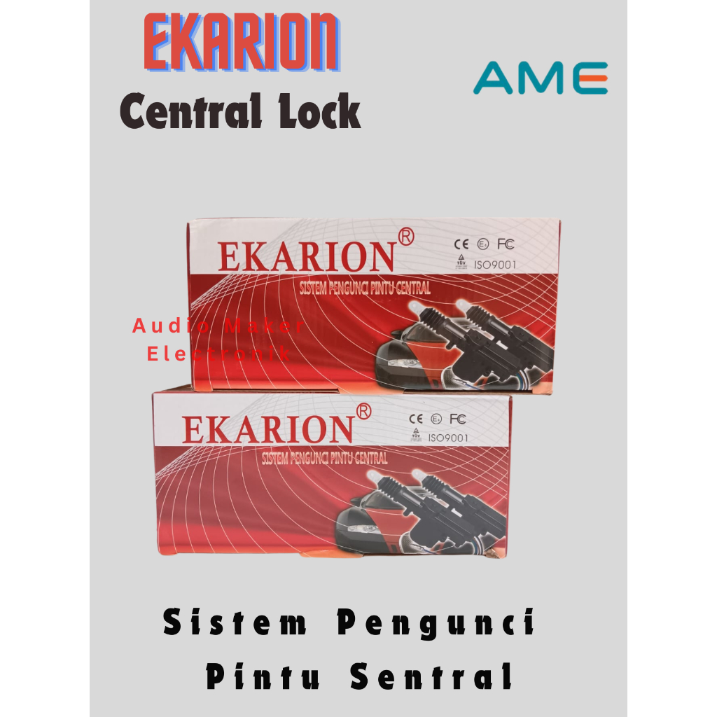 Jual Central Lock Ekarion Universal Sistem Pengunci Pintu Central