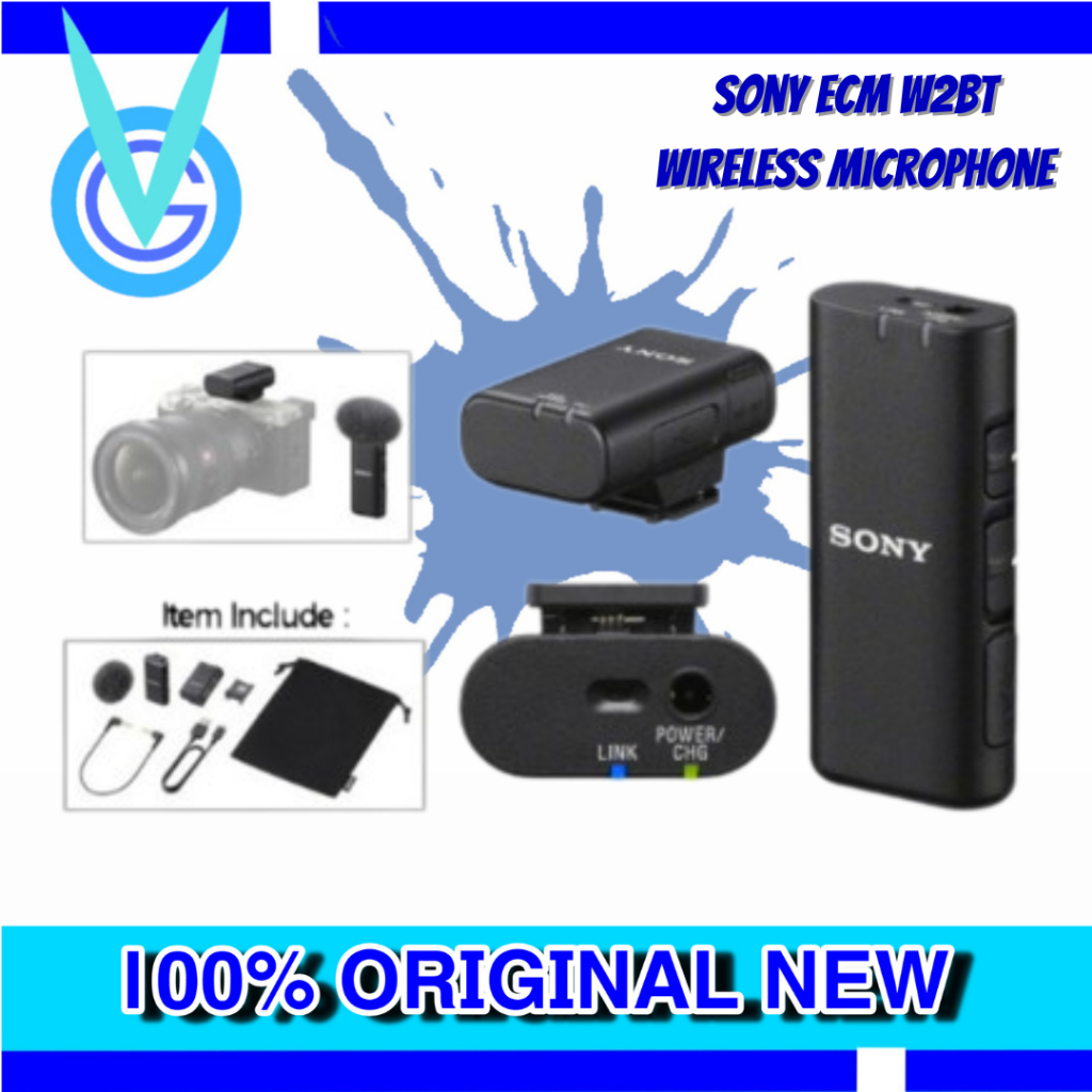 Jual Sony ECM W2BT Wireless Microphone Digital Bluetooth | Shopee Indonesia