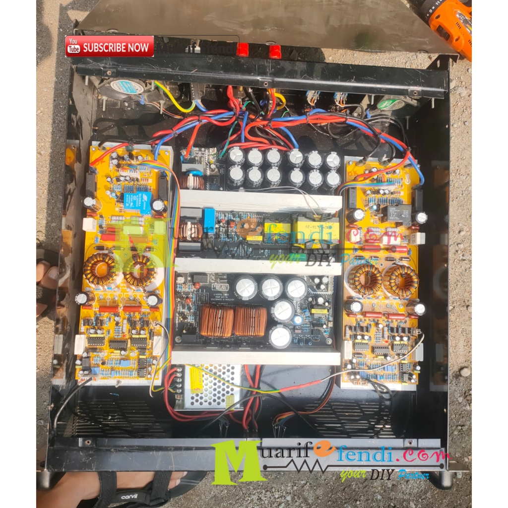 Jual Power Amplifier Class D d2k5 Fullbridge full fitur Rakitan Siap