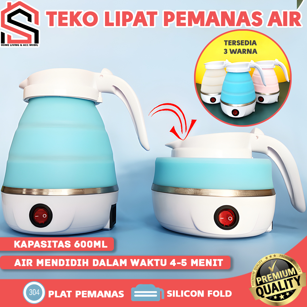 Jual Teko Lipat Electric Kettle Silicon Teapot Heater Teko Elektrik