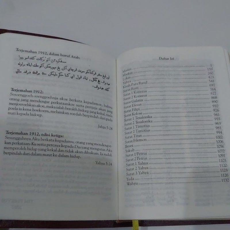 Jual Kitab Suci Injil LAI dwibahasa Yunani Indonesia edisi Isa Almasih ...