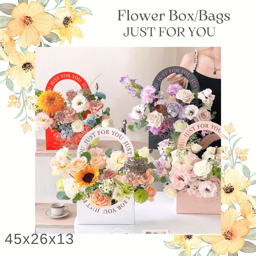 Jual Flower Box Flower Bag Just For You Shopee Indonesia