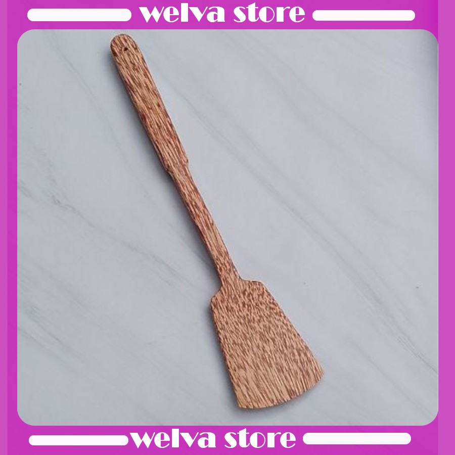 Jual Sodet Sendok Masak Spatula Kayu Kelapa Rapih dan Halus