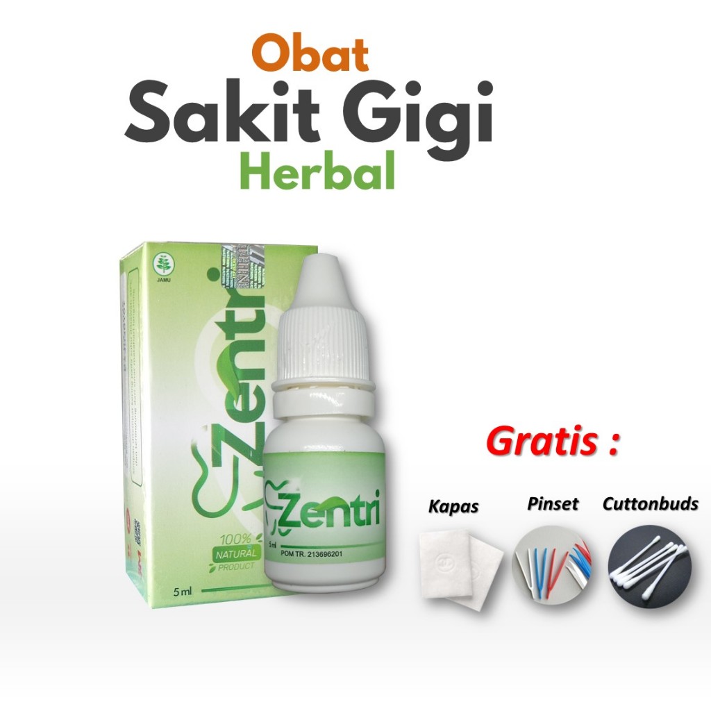 Jual Zentri Obat sakit gigi berlubang manjur - ampuh - aman 5ml ...