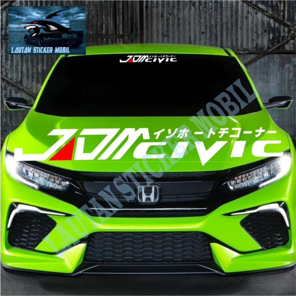 Jual stiker jdm japan keren sticker stiker kaca depan mobil kaca ...