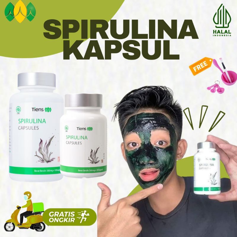 Jual MASKER SPIRULINA ORIGINAL / SPIRULINA MASKER WAJAH / SPIRULINA