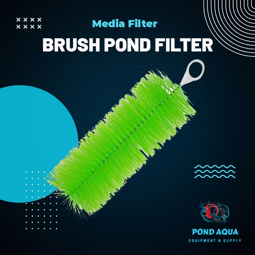Jual Media Filter Koi Sikat Kolam Ikan Pond Filter Brush Cleaning 50CM