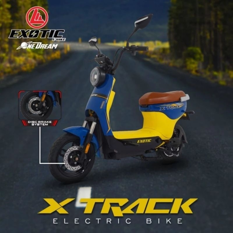 Jual SEPEDA LISTRIK EXOTIC X TRACK BY (PACIFIC) | Shopee Indonesia