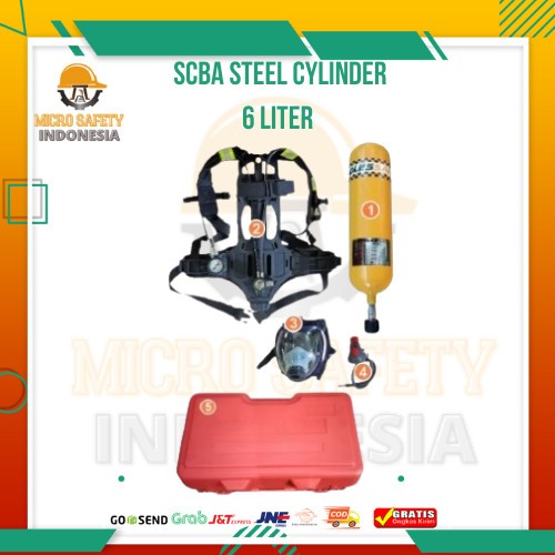 Jual Breathing Apparatus / SCBA Steel Cylinder 6 Liter Brand Endlessafe ...