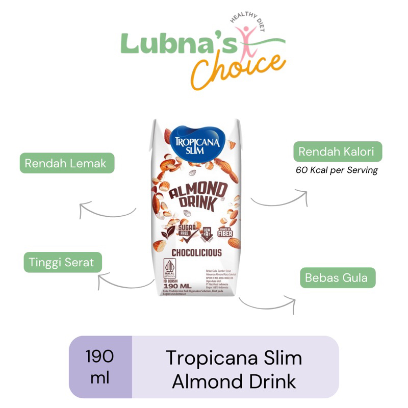 Jual Tropicana Slim Almond Drink Chocolicious 190ml Shopee Indonesia