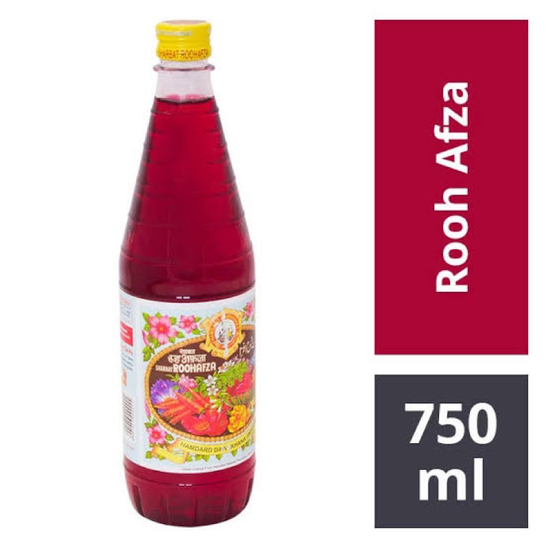 Jual Roohafza (750ml) (Sirup Rasa Mawar) (rooh afza) | Shopee Indonesia
