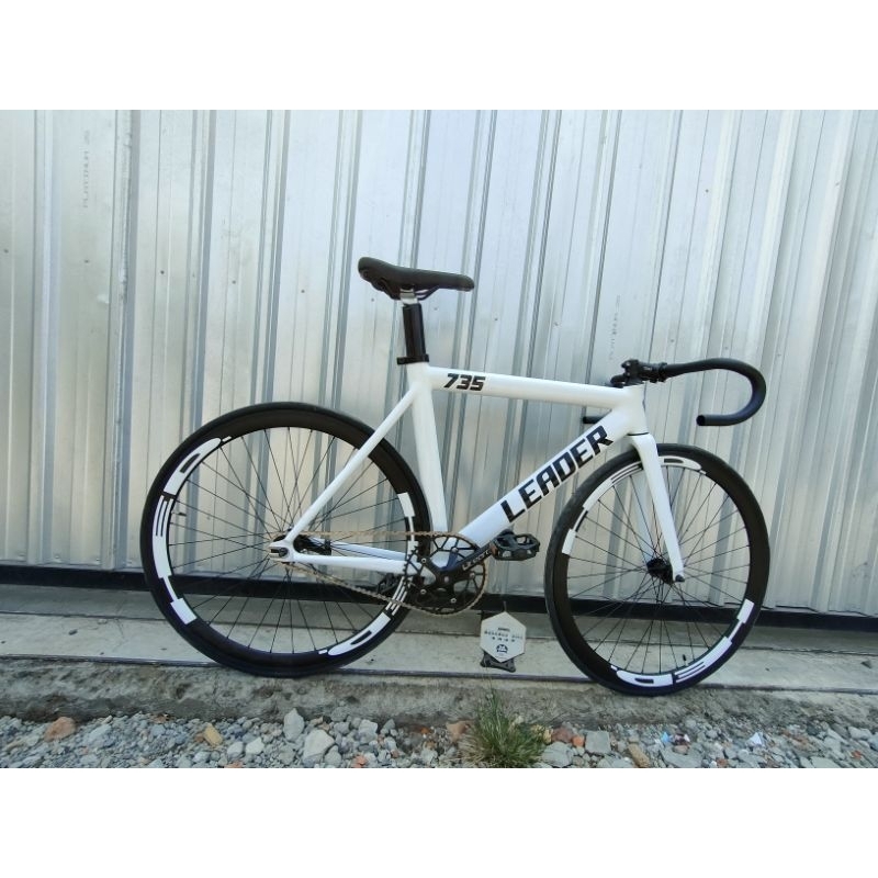 Jual Fulbike Fixie Leader 735 Rapilka Custom | Shopee Indonesia