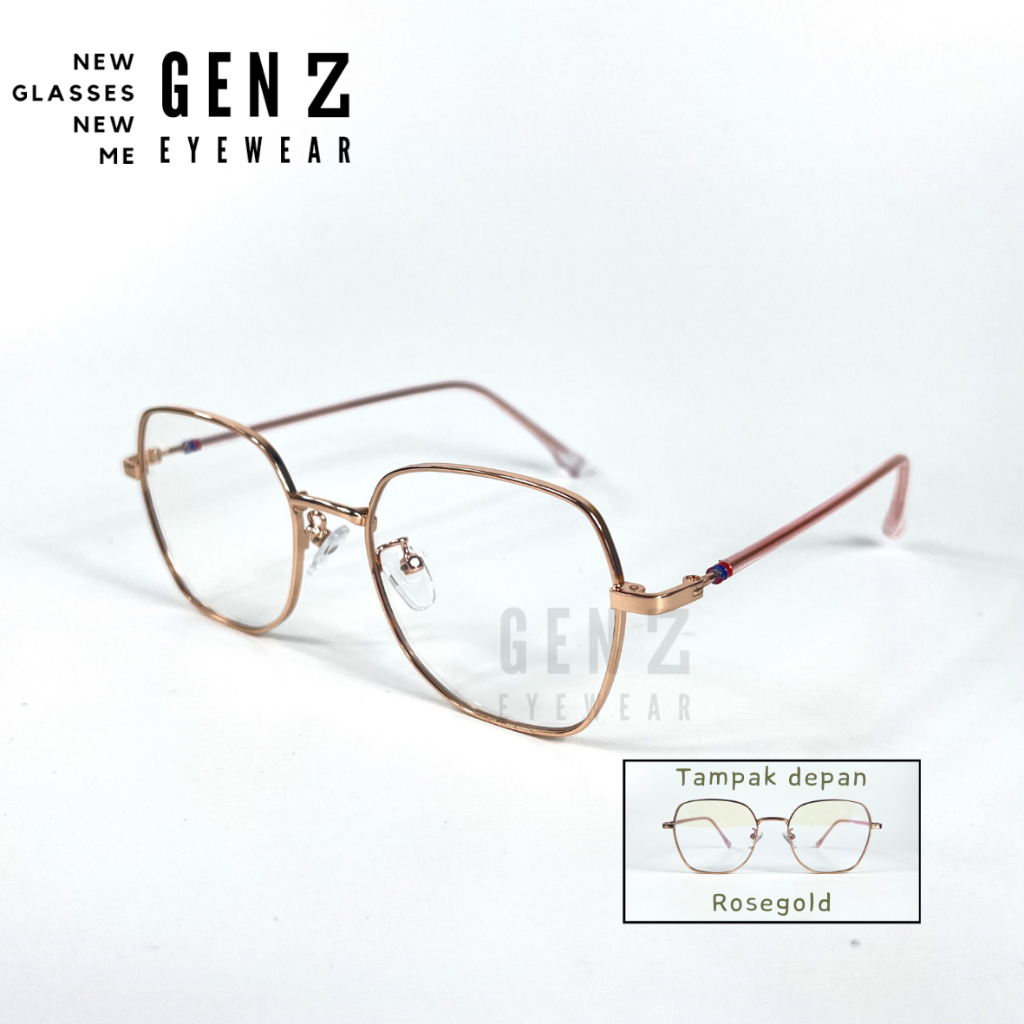 Jual GEN Z EYEWEAR 75006 kacamata photocromic kacamata anti radiasi kacamata progresif kacamata minus Shopee Indonesia