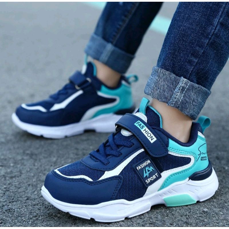 Jual (BB3) SEPATU SNEAKERS KETS ANAK SIZE 28-37 REMAJA SEKOLAH BASKET ...