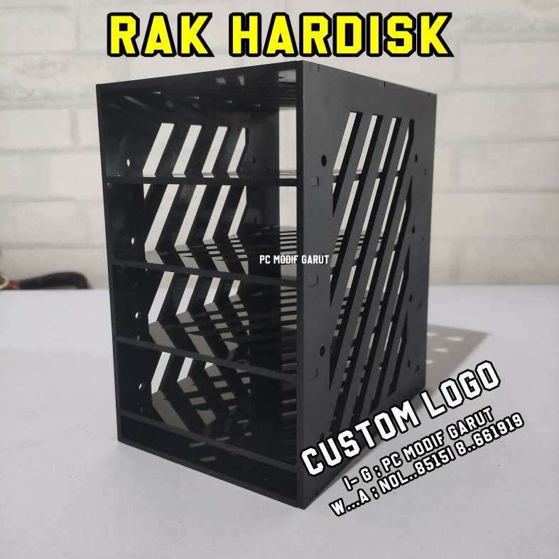 Jual CUSTOM Stand rak Hardisk 3,5 INCH Multiple Rak Tempat HDD Dock ...