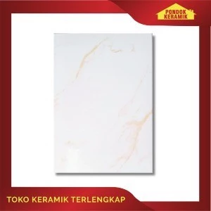 Keramik Dinding Pegasus 25x40 Carrara Selfia Beige / Motif Marble