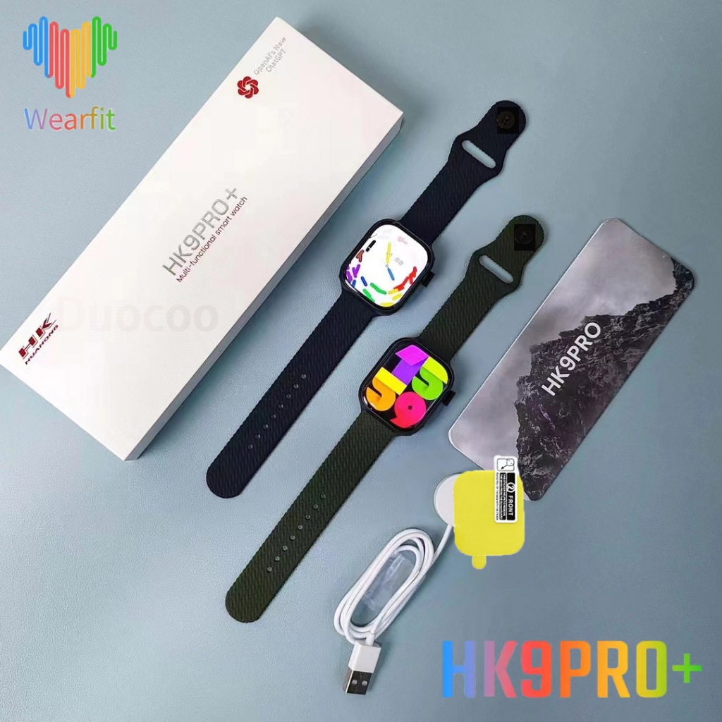 Jual NEW AMOLED HK9 Pro+ Smartwatch Always On Display 2.02inch Screen