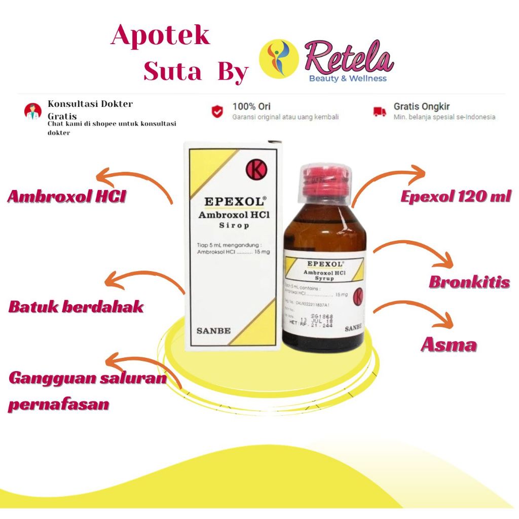 Jual Epexol Sirup 120 ml | Shopee Indonesia