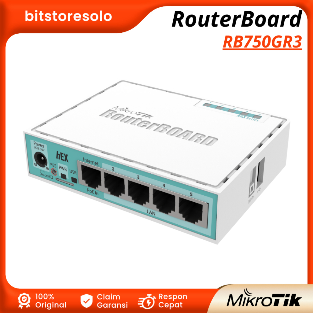 Jual Router RouterBoard Mikrotik Router Board RB 750gr3 RB750GR3 ...