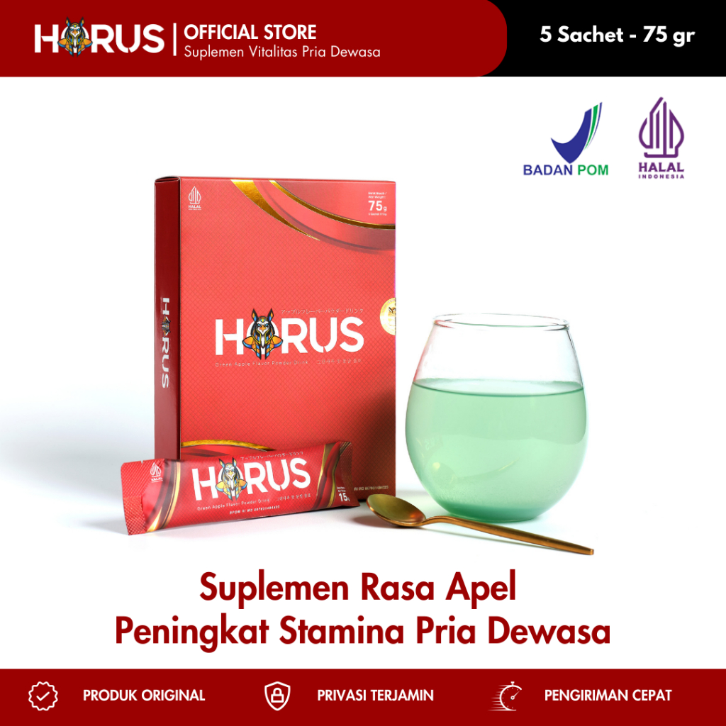 Jual HORUS Suplemen Pria Dewasa - Minuman Penambah Stamina Pria Dewasa ...