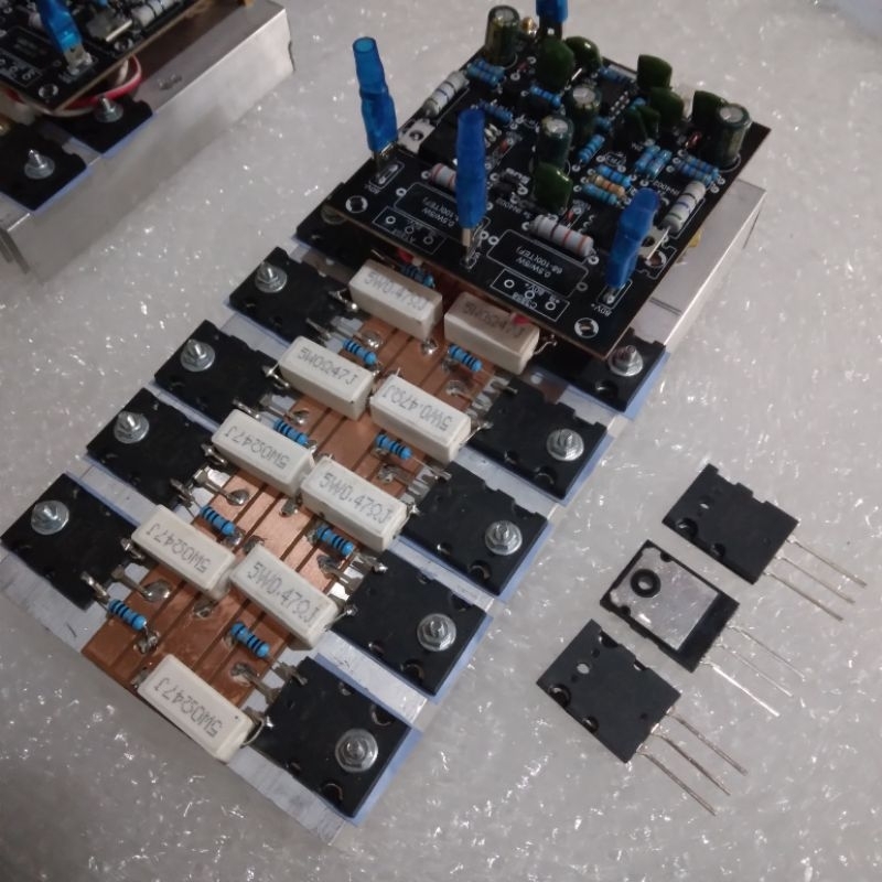 Jual kit power amplifier driver socl 506 final 5 set transistor TOSHIBA ...