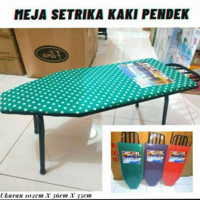 Jual Meja Setrika Lipat Duduk Jumbo Alas Seterika Setrika Shopee