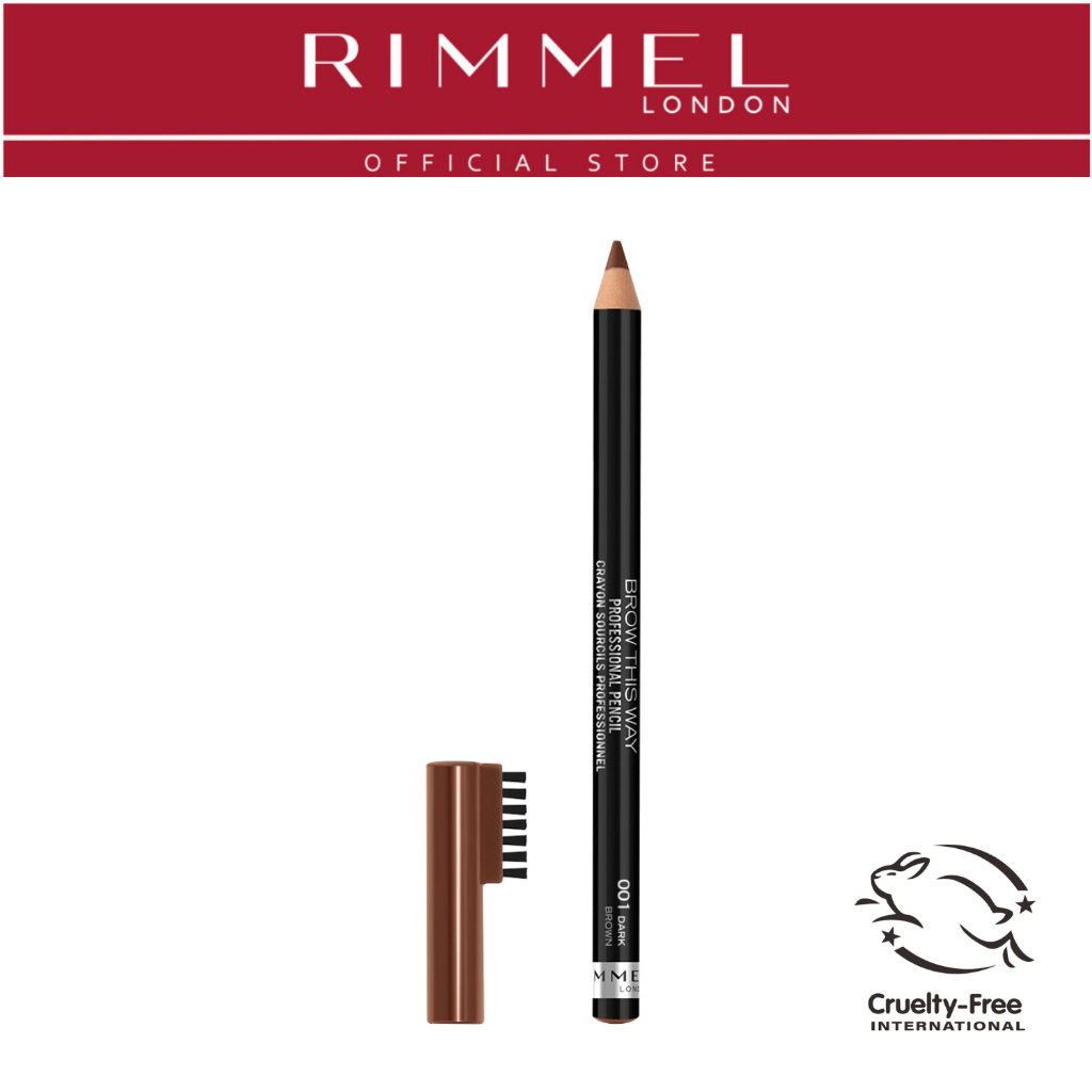 Jual Rimmel Brow This Way Professional Eyebrow Pencil Long Wearing Smudge Proof Eyebrow 7151