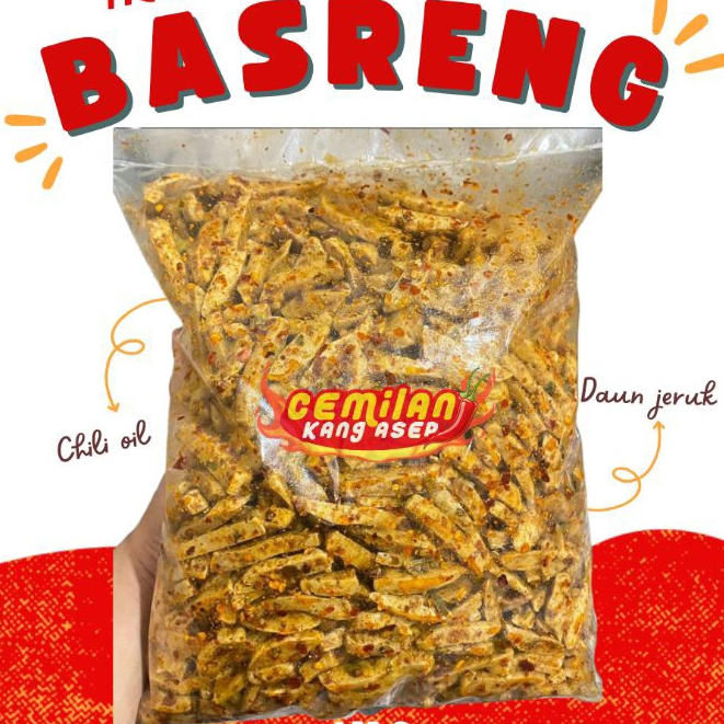 Jual Basreng Viral Pedas Daun Jeruk 1kg Shopee Indonesia