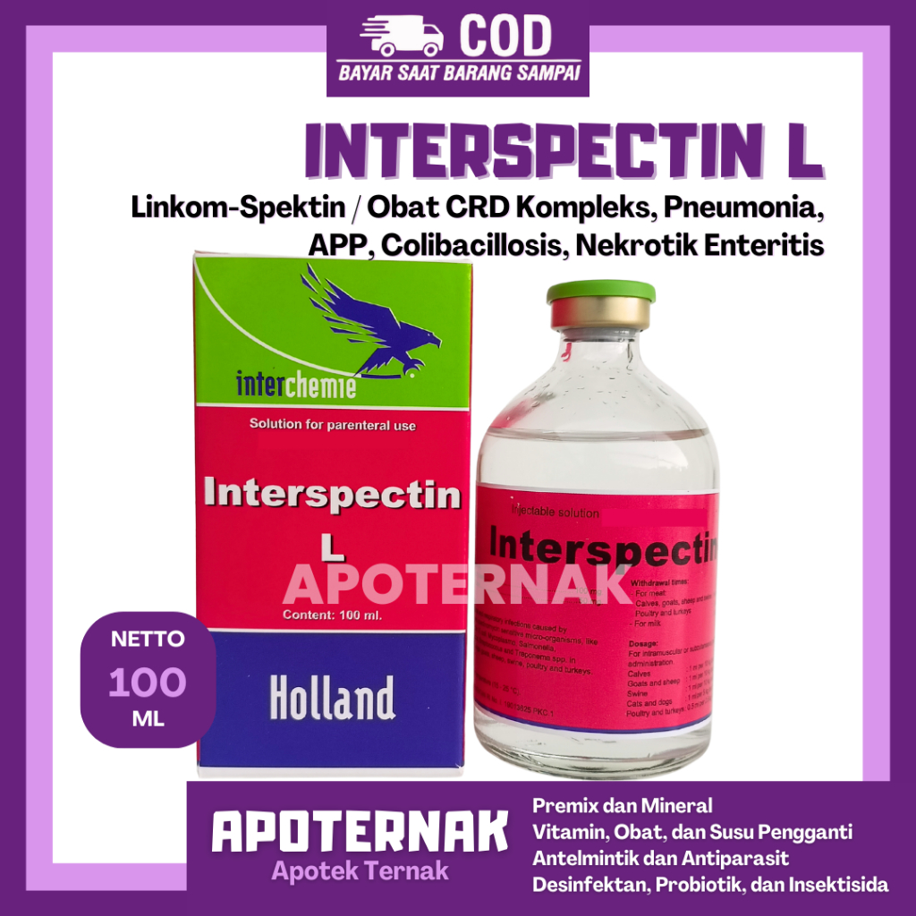 Jual INTERSPECTIN L 100 ml | Injeksi Spectolin Spektolin | Like LS ...