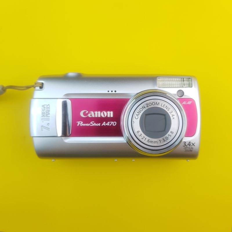 Jual CANON POWERSHOT A470 PINK (digicam/camdig/digital pocket camera