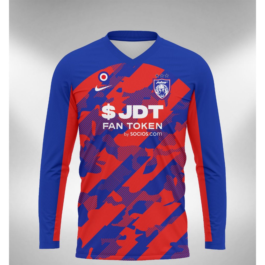 Jual Jersey Johor Darul Takzim JDT Home 2023 Lengan Panjang LS | Shopee ...