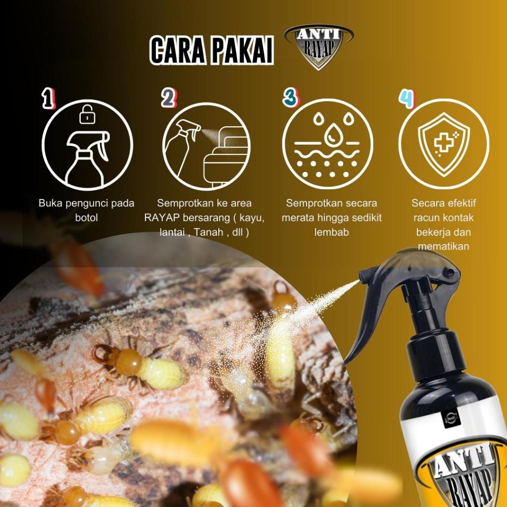 Jual Semprotan Obat Pembasmi Anti Rayap Kayu dan Tembok Semprot Spray ...