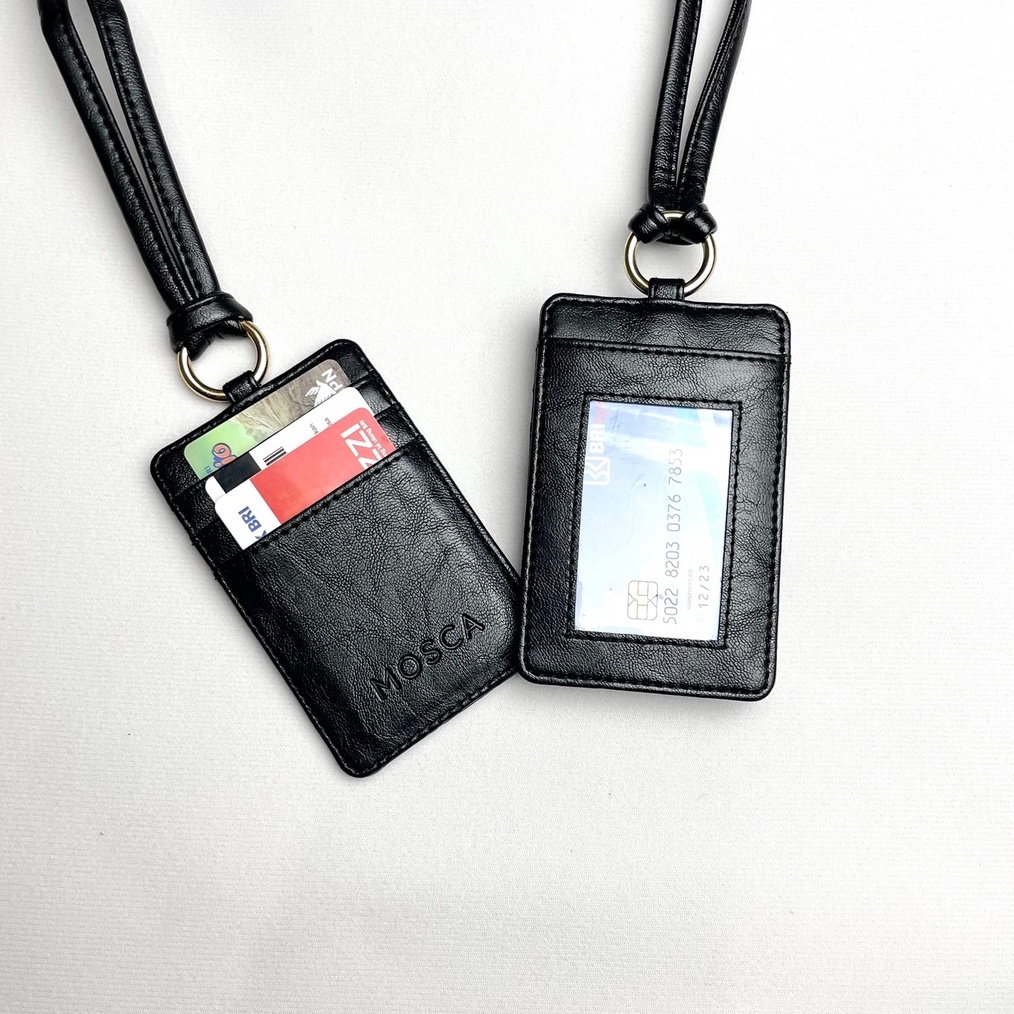 Jual Ready Stok Lanyard id Card Holder Wanita (Sephia by Mosca) Cardholder murah Shopee Indonesia
