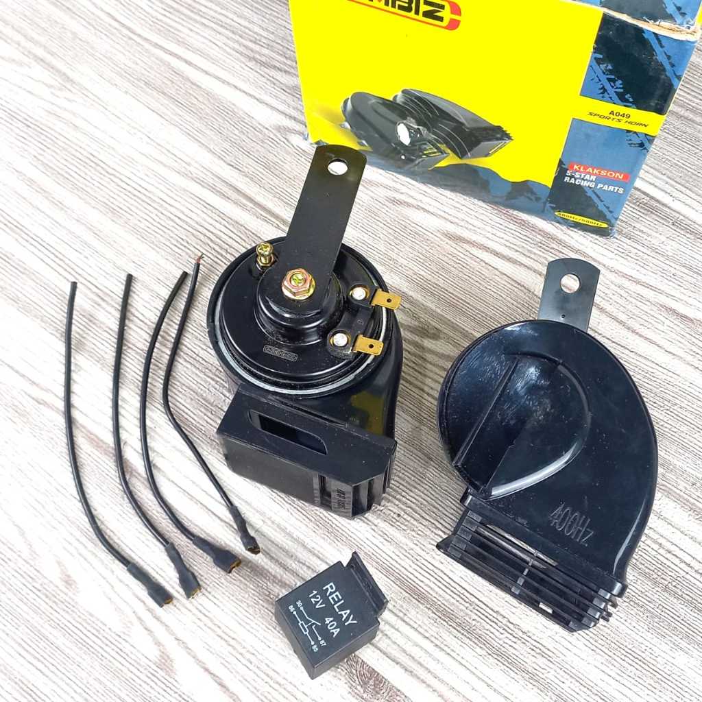 Jual Klakson Keong Relay Waterproof super sound + Relay 12V Universal ...