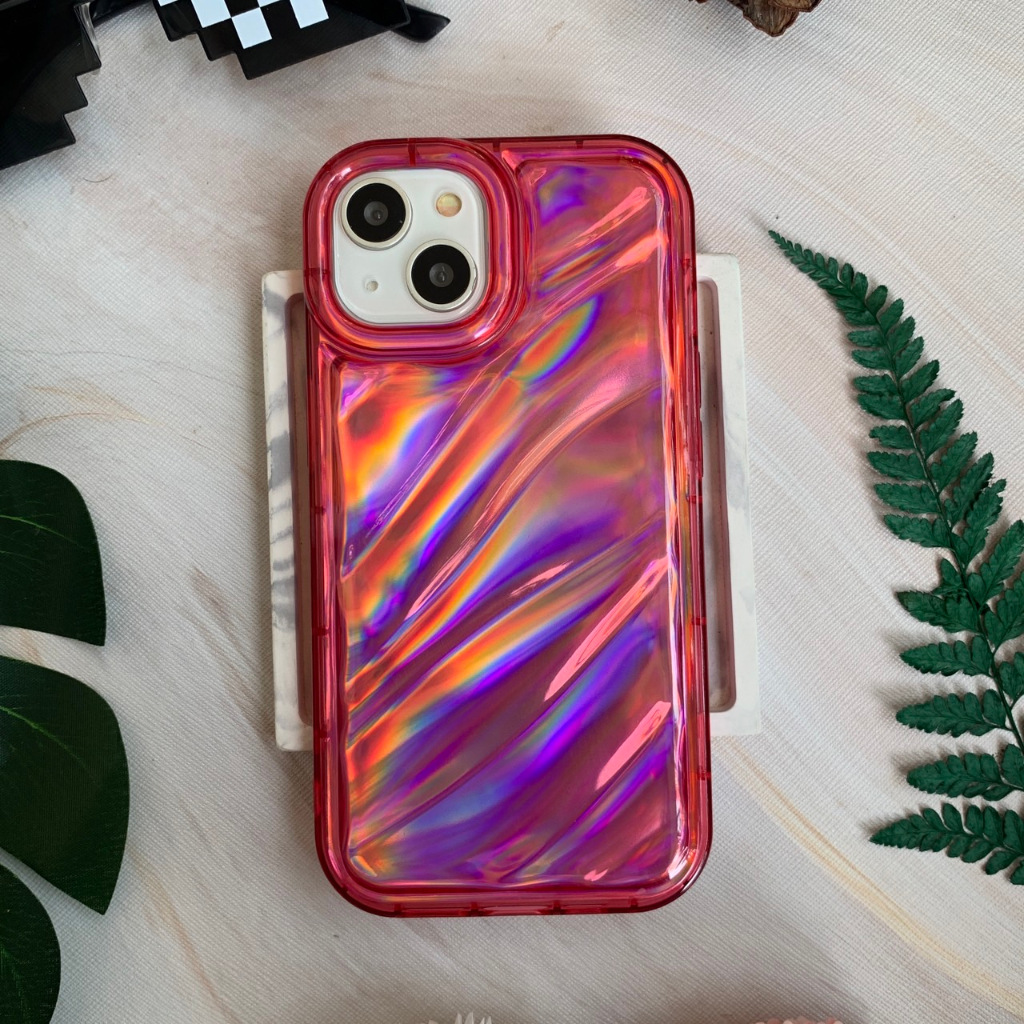 Jual Dazzle Wave Case 3D Softcase for iPhone 7 8 PLUS XR X XS MAX 11 12 ...