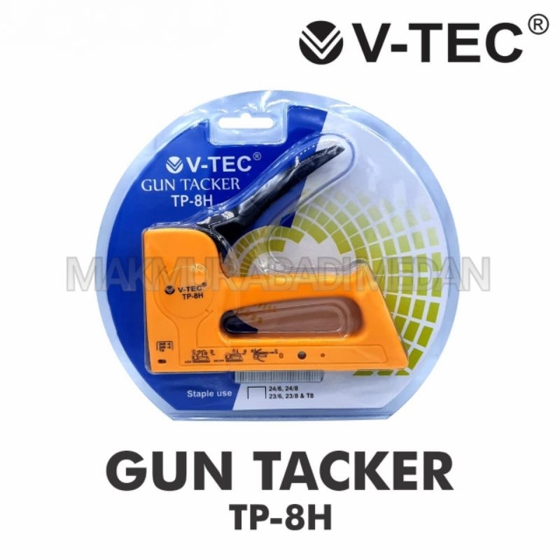 Jual VTec Stapler Gun Tacker TP8H/Gun Tacker VTec/Staples Jok