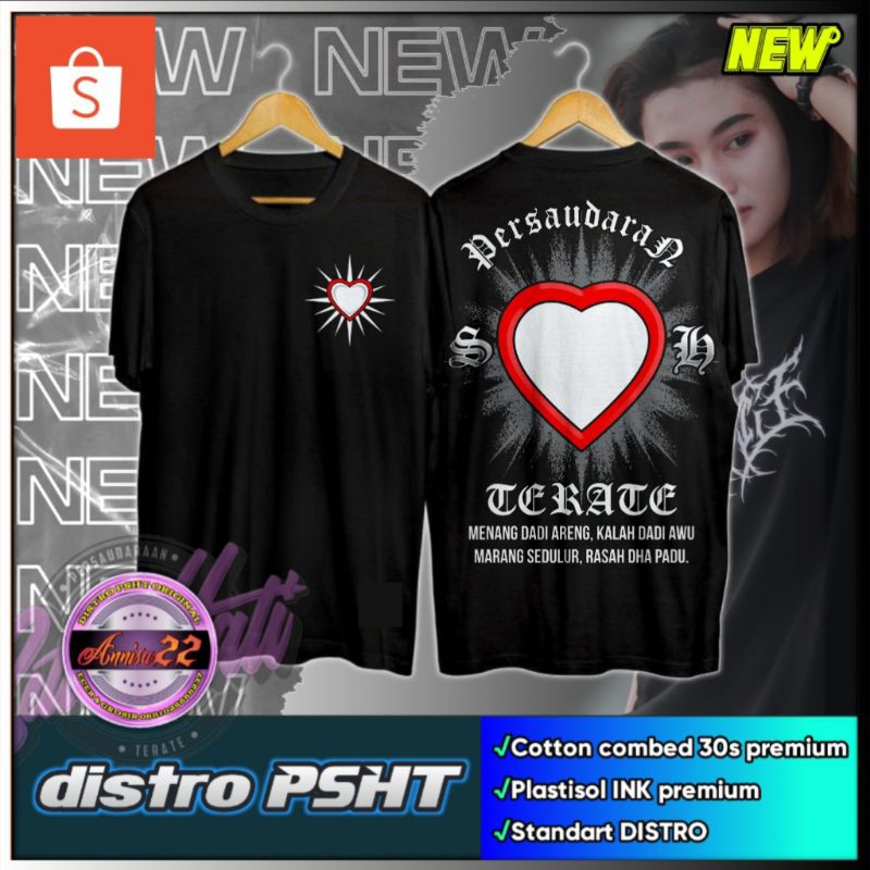 Jual KAOS PSHT LAMBANG HATI BERSINAR SIMPLE KEREN TERBARU (KODE B1 ...