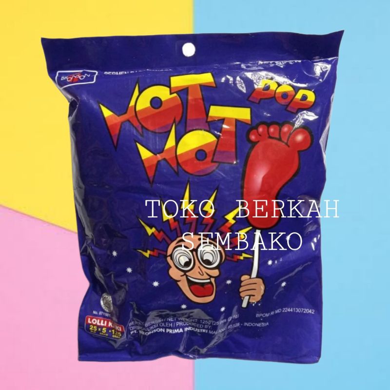 Jual Permen HOT HOT POP 125gr (isi25pcs) -1 BUNGKUS | Shopee Indonesia