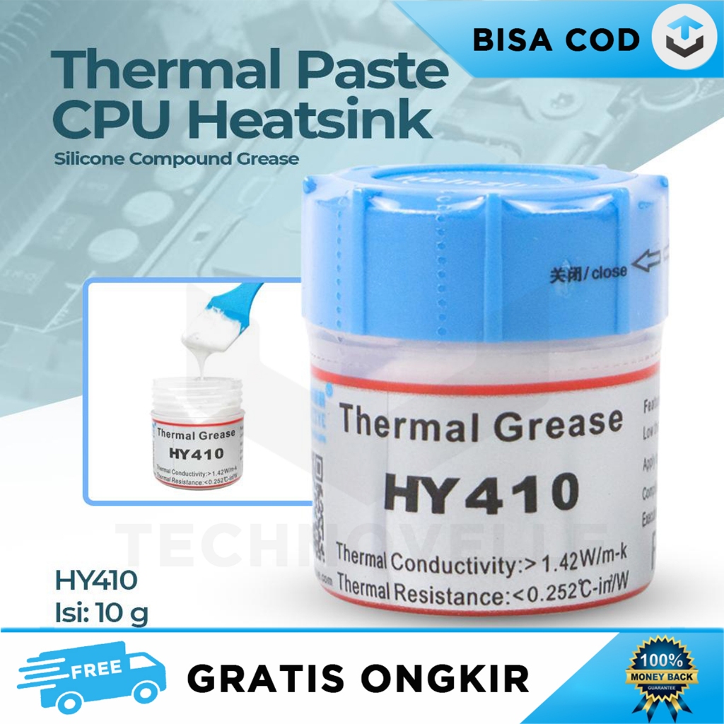 Jual PASTA HEATSINK PENDINGIN PROCESSOR CPU PC LAPTOP GEL THERMAL HY410