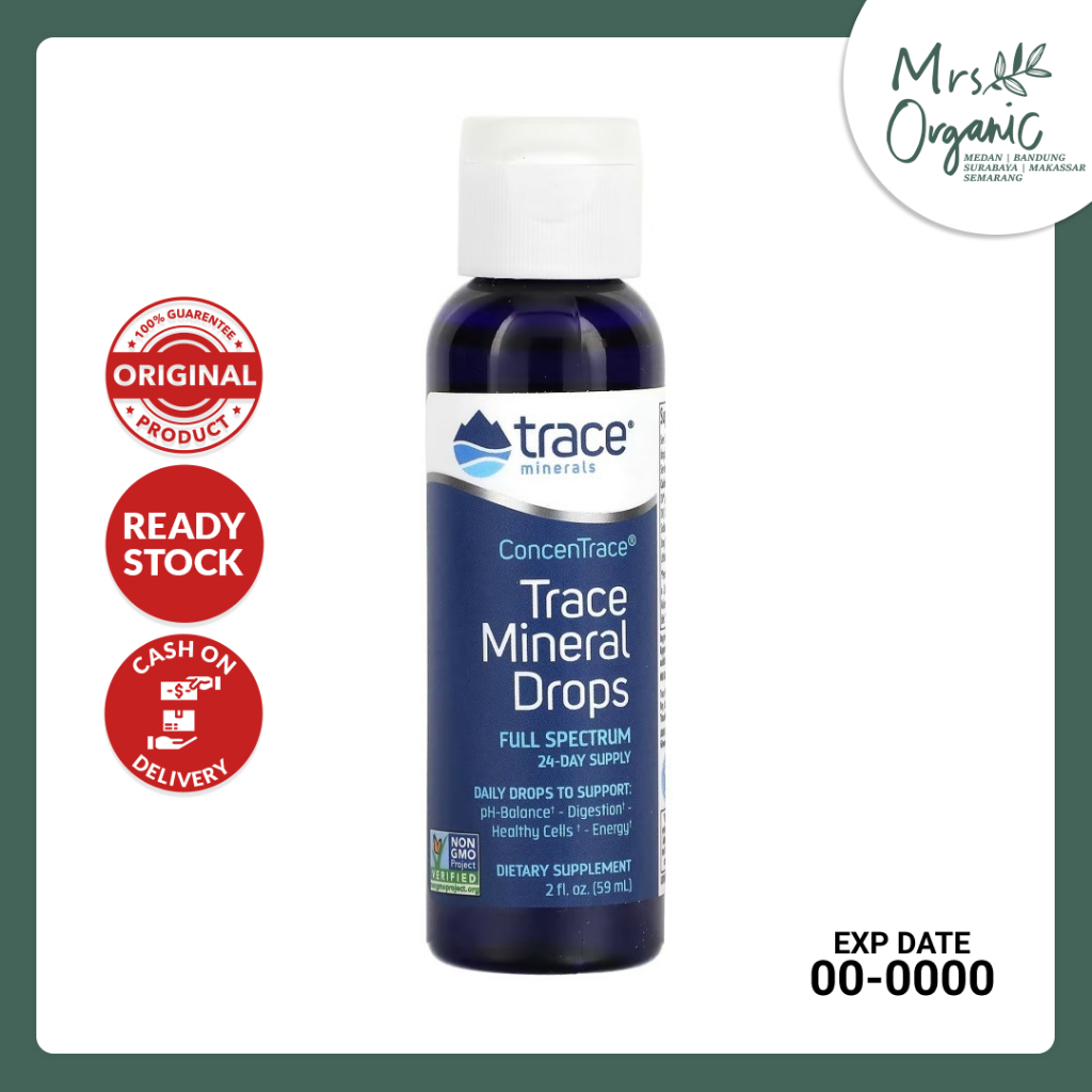 Jual Vitamin Suplemen Trace Minerals ConcenTrace Drops 59 ml Shopee