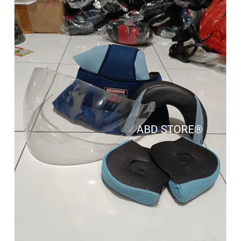 Jual Paket Busa Helm Gm Evo Full Set Kaca Helm Gm Evo Shopee Indonesia