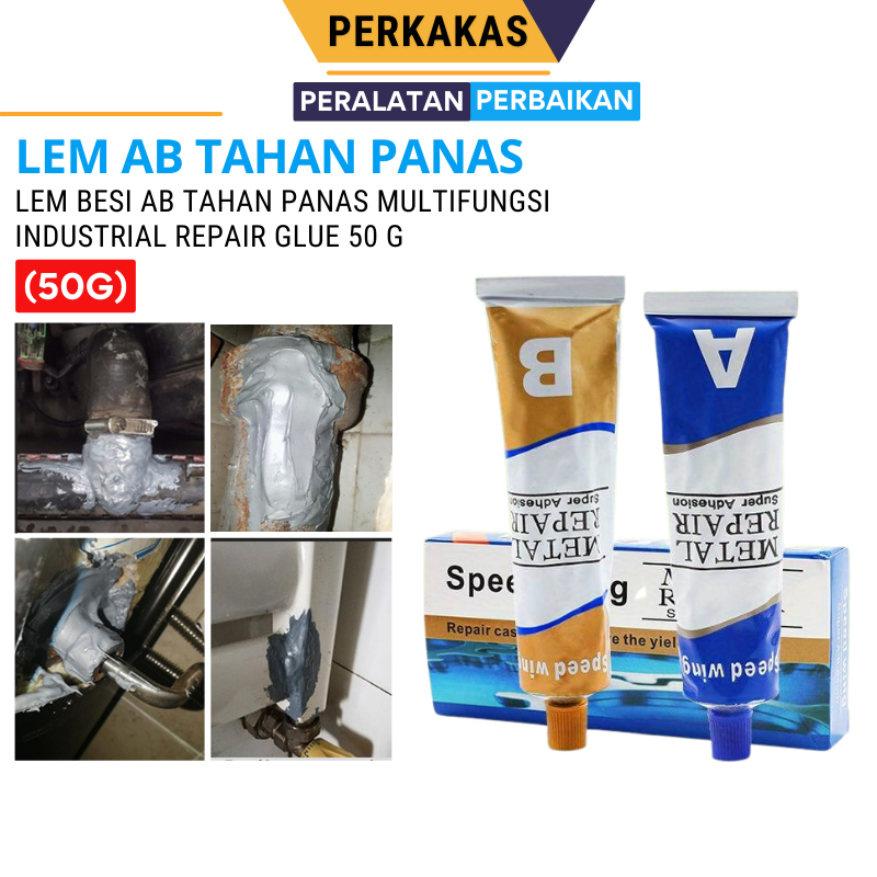 Jual Lem AB Logam Besi Baja Kuat Tahan Panas Multifungsi Industrial ...