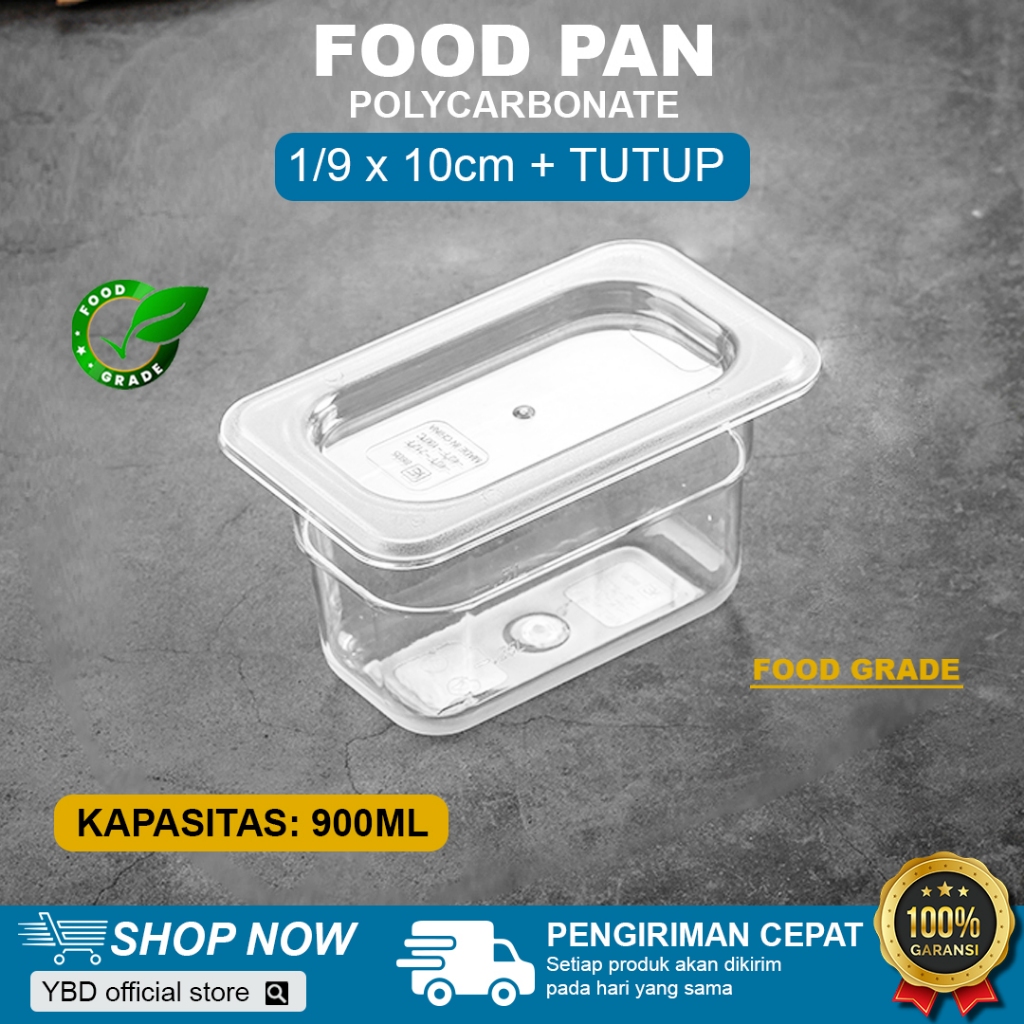 Jual Food Pan Polycarbonate Tutup Nya X Wadah Makan Bahan Polycarbonate Plastik