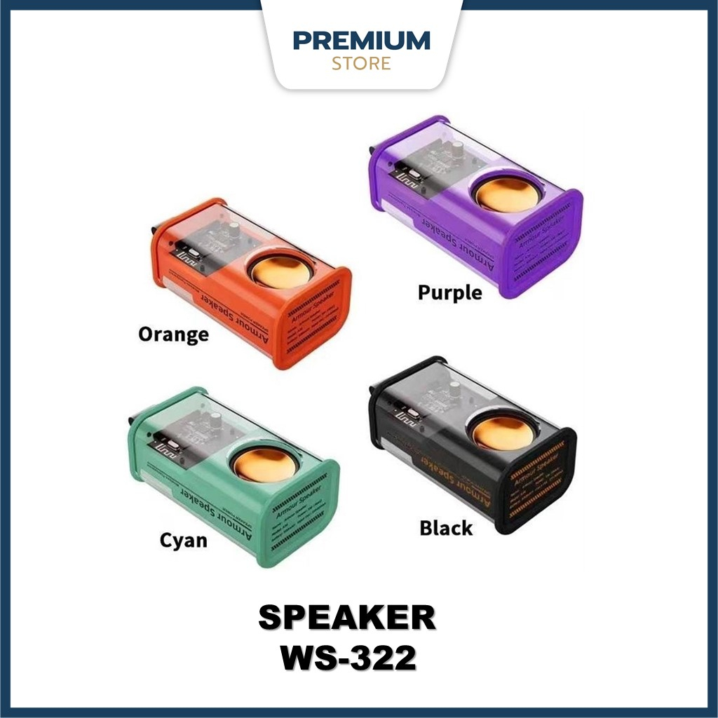 Jual WINSI Speaker bluetooh WS-322 speker bluetooth mini LED RGB Light ...